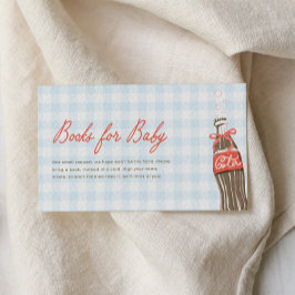 She's Ready To Pop Baby Shower Book Request Card エンクロージャーカード