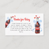 She's Ready to Pop Baby Shower Books for Baby エンクロージャーカード (正面)
