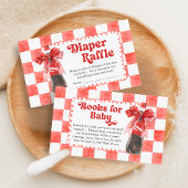 She's Ready to Pop Baby Shower Books for Baby エンクロージャーカード