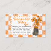 She's Ready to Pop Baby Shower Books for Baby エンクロージャーカード (正面)