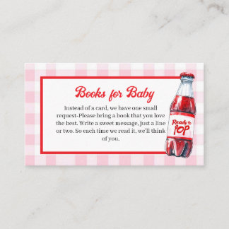 She's Ready to Pop Baby Shower Books for Baby  エンクロージャーカード