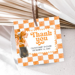 She's Ready to Pop Baby Shower Favor Tags フェイバータグ