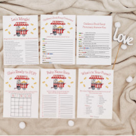 She's Ready to POP! Baby Shower Game 招待状