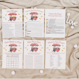 She's Ready to POP! Baby Shower Game 招待状