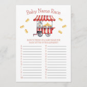 She's Ready to POP!  Baby Shower Game  招待状 (正面)