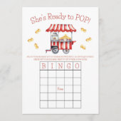 She's Ready to POP!  Baby Shower Game  招待状 (正面)