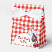 She's Ready to Pop Baby Shower Gift フェイバーボックス (正面サイド)