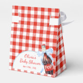 She's Ready to Pop Baby Shower Gift フェイバーボックス (裏面サイド)