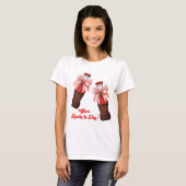 She's Ready to Pop Baby Shower Tシャツ (正面フル)