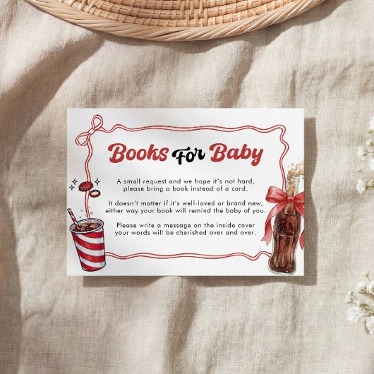 She's Ready to Pop Books for Baby Card エンクロージャーカード