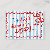 She's Ready to Pop Coquette Books for Baby エンクロージャーカード (裏面)