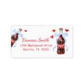 She's Ready to Pop Return Address ラベル (正面)