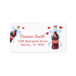 She's Ready to Pop Return Address ラベル