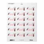 She's Ready to Pop Return Address ラベル (フルシート)