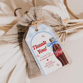 She's Ready to Pop Soda Baby Shower ギフトタグ