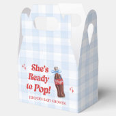 She's Ready to Pop Soda Baby Shower フェイバーボックス (オープン)