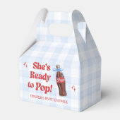 She's Ready to Pop Soda Baby Shower フェイバーボックス (正面サイド)
