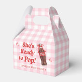 She's Ready to Pop Soda Baby Shower フェイバーボックス (正面サイド)