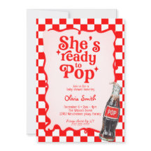 She's Ready to Pop Soda Baby Shower party