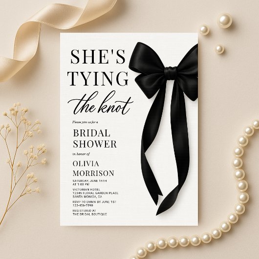 She's Tying The Knot コケット ウェディングシャワー 招待状