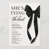 She's Tying The Knot コケット ウェディングシャワー 招待状 (正面)