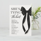 She's Tying The Knot コケット ウェディングシャワー 招待状 (スタンド正面)