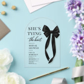 She's Tying The Knot バチェラー・パーティー  アクリル招待状 (インサイチュ (ウェディング))