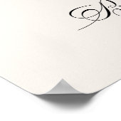 She's Tying the Knot Bow Bridal Shower Welcome ポスター (角)