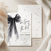 She's tying the knot Bridal shower  招待状