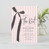 She's Tying The Knot Bridal Shower 招待状 (スタンド正面)
