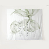 She's tying the Knot Bridal Shower Backdrop タペストリー (正面(横))