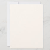 She's Tying the Knot Daisies Dress Bridal Shower 招待状 (裏面)