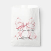 She's Tying The Knot Pink Bow フェイバーバッグ (正面)