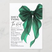 She's Tying The Knot QRコード ブライダルシャワー 招待状 (正面)