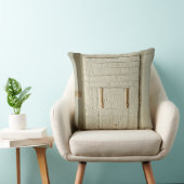 Sheshi、紀元前のc.2300-2200の偽のドア(色彩の鮮やかなライム クッション (椅子)