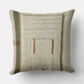 Sheshi、紀元前のc.2300-2200の偽のドア(色彩の鮮やかなライム クッション (裏面)