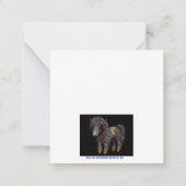 Shetlandノートカードが所有 ノートカード (裏面)