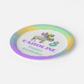 Shetland Horse Birthday Party Balloons ペーパープレート (アングル)