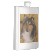 Shetland_Sheepdog白黒tan フラスク (右)