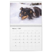 Shetland Sheepdog カレンダー (2月 2027)