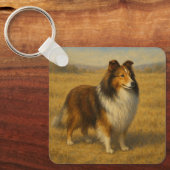 Shetland Sheepdog キーホルダー (正面)