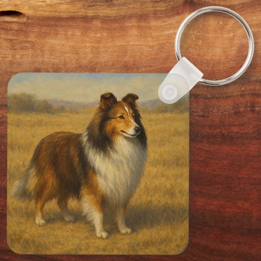 Shetland Sheepdog キーホルダー (裏面)
