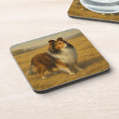Shetland Sheepdog コースター (左側)