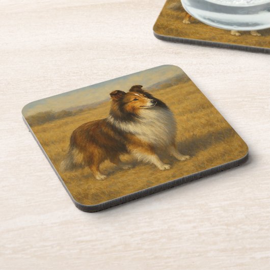 Shetland Sheepdog コースター (左側)
