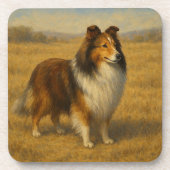 Shetland Sheepdog コースター (正面)