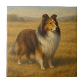 Shetland Sheepdog タイル (正面)