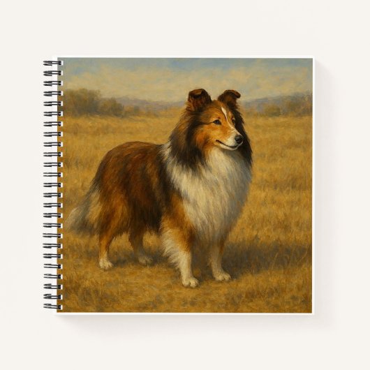 Shetland Sheepdog ノートブック (正面)