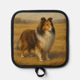 Shetland Sheepdog 鍋敷き