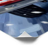 Shetland Sheepdog Christmas Red Truck Holiday ポスター (コーナー)