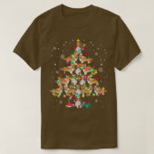 Shetland Sheepdog Christmas Tree Funny Sheltie Chr Tシャツ (デザイン正面)